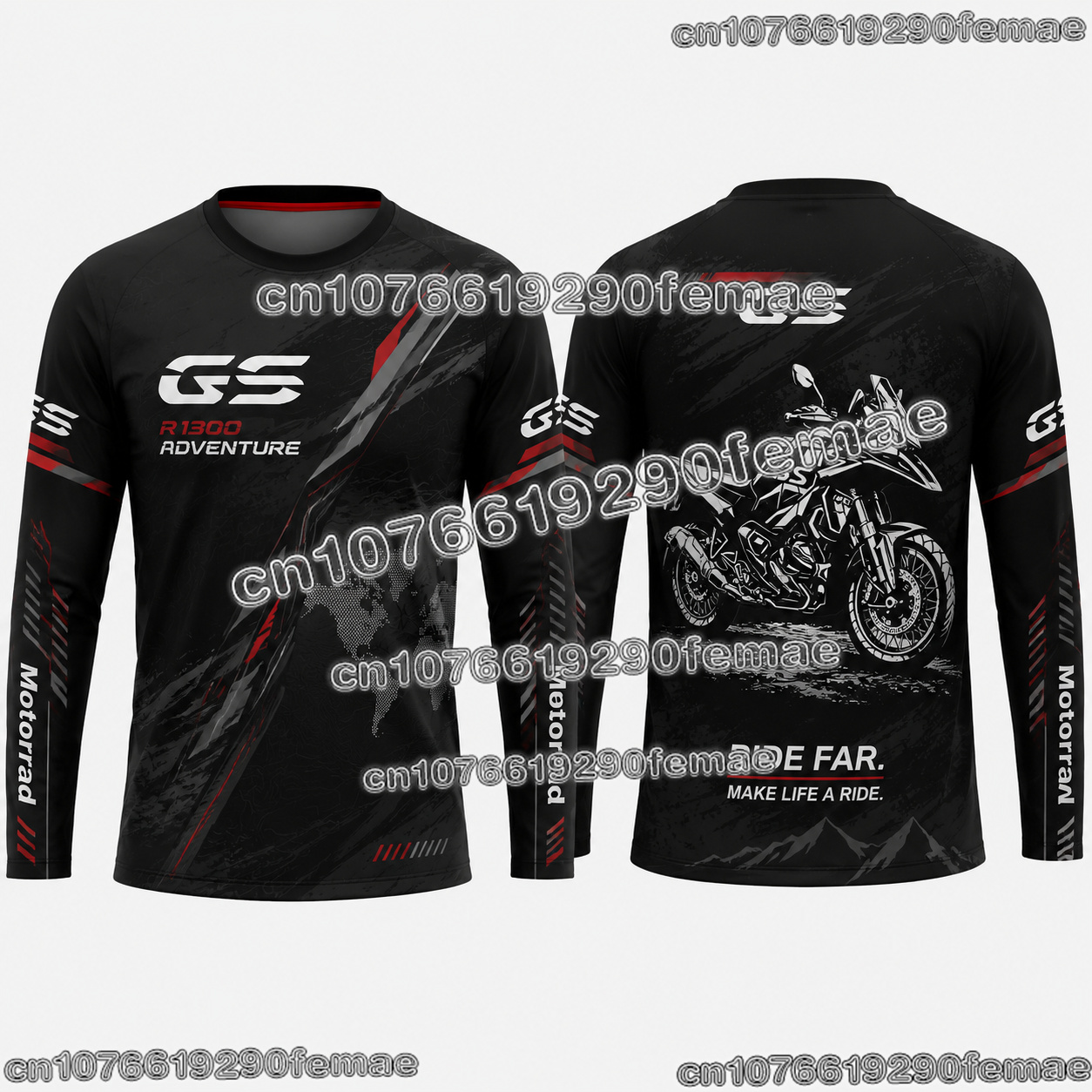 2027 R1300GS 長距離バイクツーリングTシャツ ア - Outdoor Adventure Wear のレビューと価格