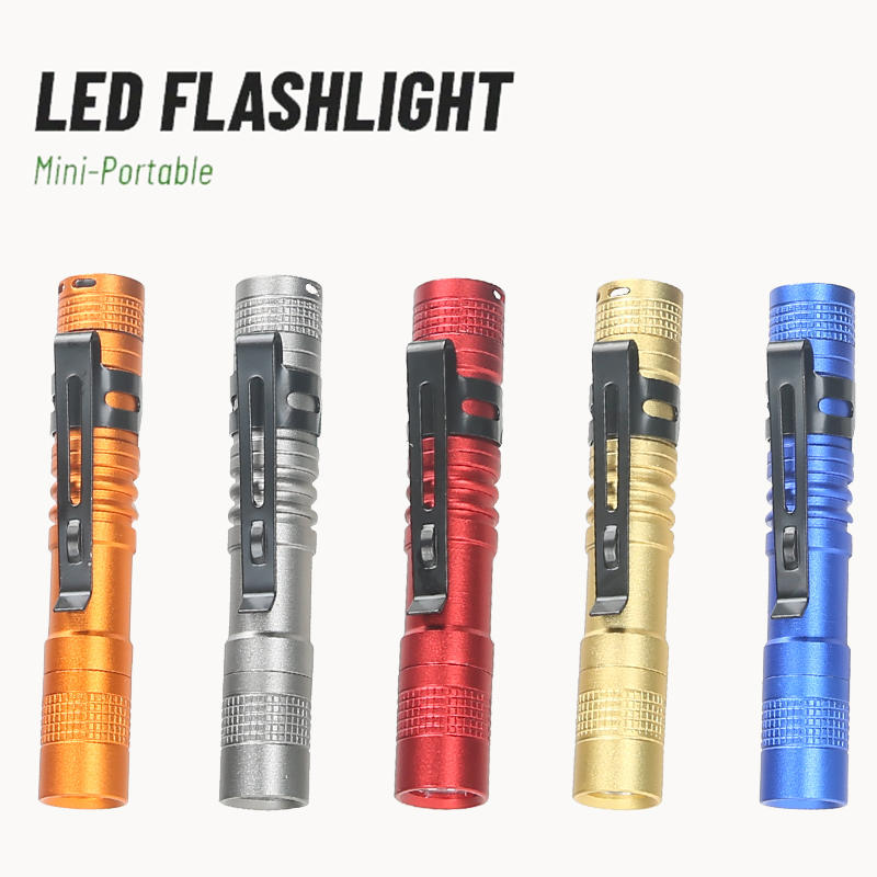 ペンクリップ付きポータブルミニLEDペン懐中電灯、ハンドヘル - Outdoor Adventure Trips のレビューと価格