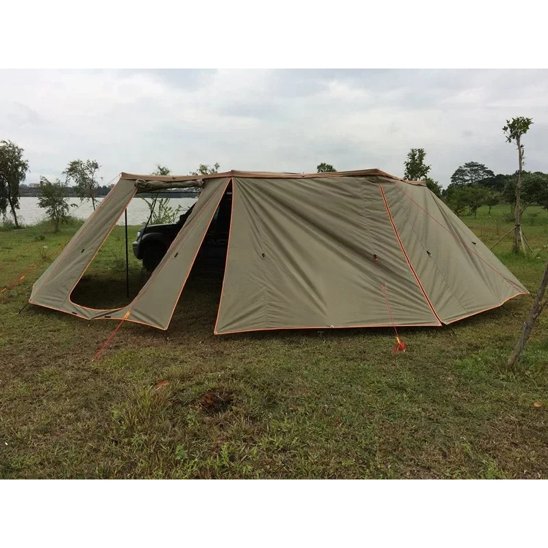 高品質オーバーランド270度自立式キャンプサイドオーニング防 - Outdoor Adventure Degree のレビューと価格