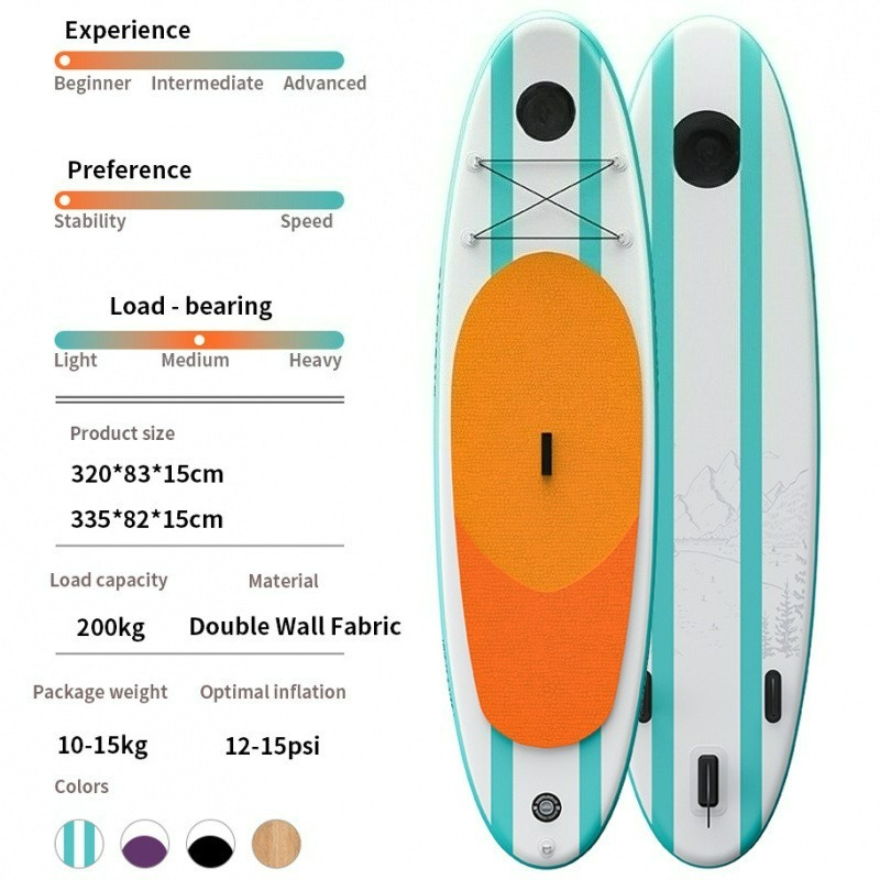 折りたたみ式、空気注入式のスタンドアップパドルボード、保管や - Outdoor Adventure Store のレビューと価格