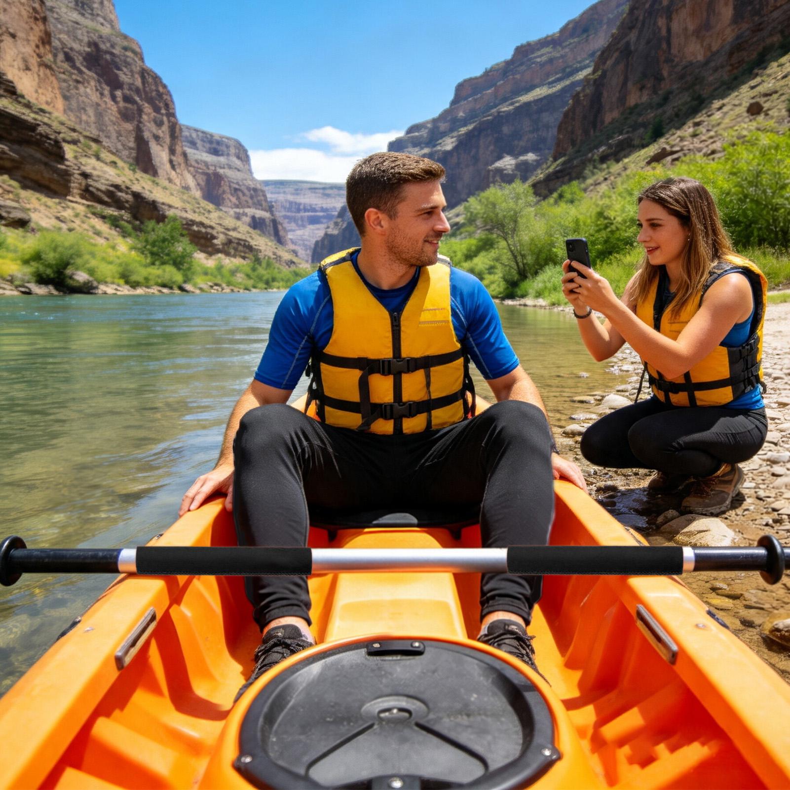 カヤック用パドルグリップ 1ペア 滑り止めハンドルカバー グ - Outdoor Adventure Recreation のレビューと価格